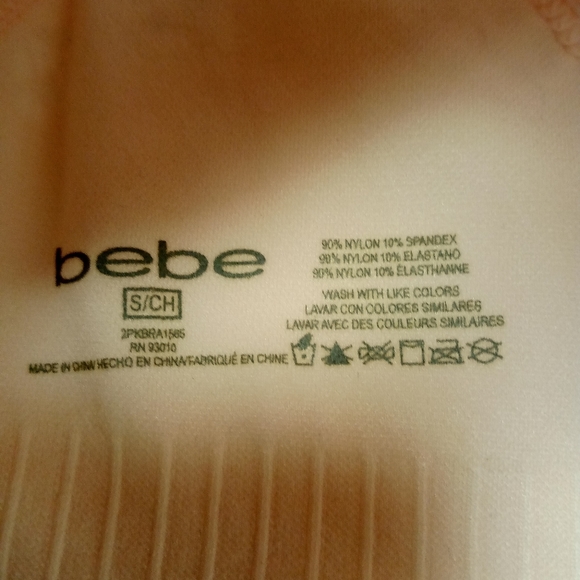 Bebe Intimates 2 Pack Seamless Bras S - Picture 7 of 11